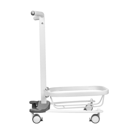Tabuleiro de pedicure Comfort com rodas e função de elevação