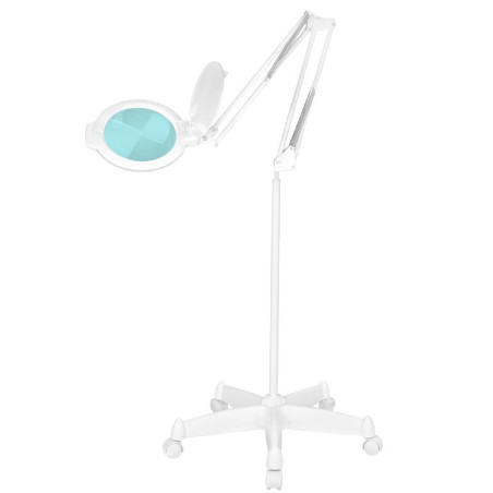 Zvětšovací LED lampa GLOW Moonlight 8013/6" bílá se stativem