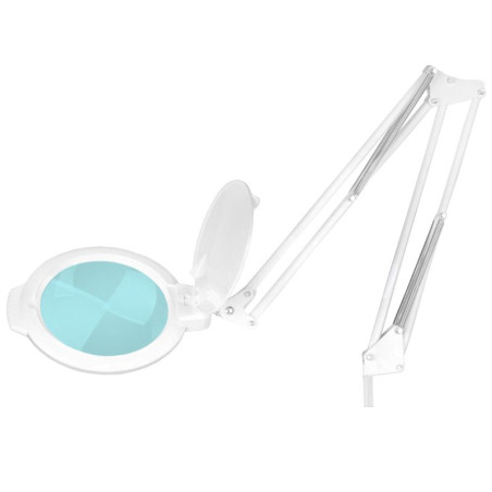 Zvětšovací LED lampa GLOW Moonlight 8013/6" bílá se stativem