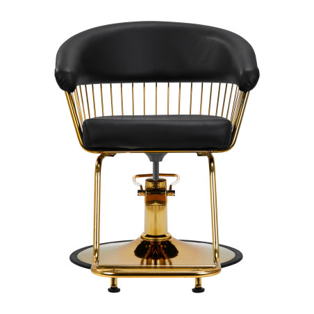 Sedia da parrucchiere Hair System Lille oro nero