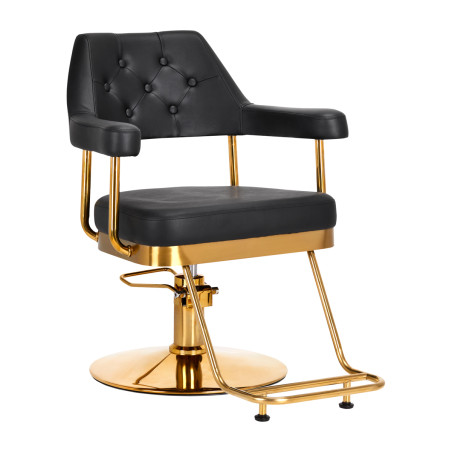 Friseurstuhl GABBIANO Granada Schwarz-Gold