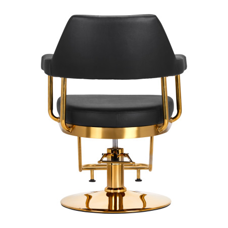 Friseurstuhl GABBIANO Granada Schwarz-Gold