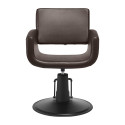 GABBIANO Friseurstuhl Mataro Braun