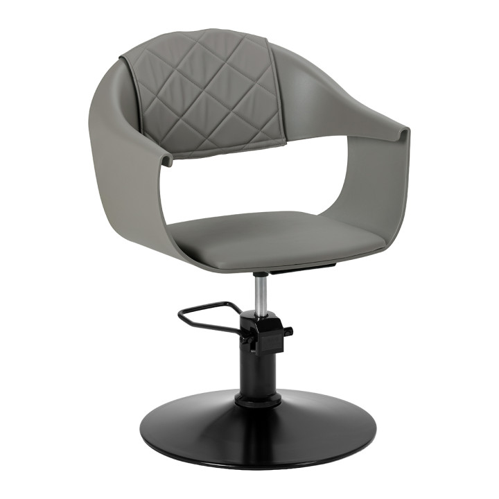 Frisörstol HAIR SYSTEM Halo grå