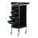 GABBIANO kappersassistent FX11-B zwart