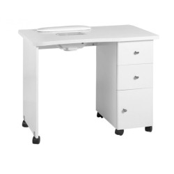 Houten bureau 011B met stofafzuiger AM-8A