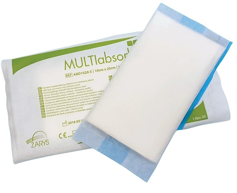 Compressas de gaze e tampões