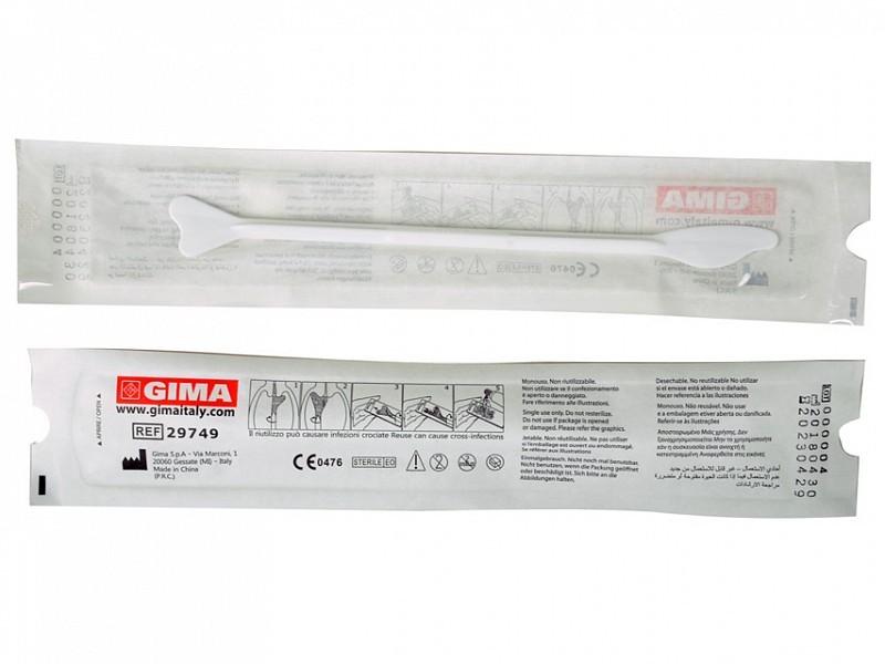 GIMA Ayre-Spatel Typ A – 100 Stück – Einmal-Spatel Aus Polypropylen, Steril – 18,8 Cm – Für Zytologische Abstriche Im Gynäkologischen Screening